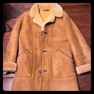 70's Men's Shearling Sheepskin Coat for Mandora